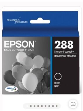Epson Black Printer Ink - Black 288